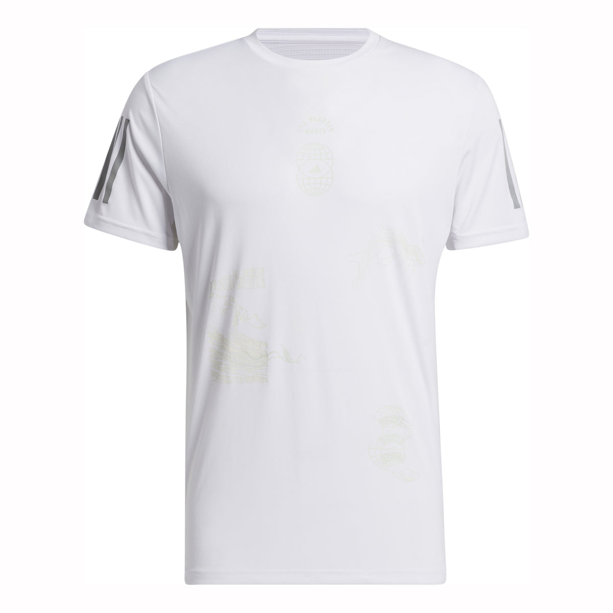 adidas RFTO Camicia da corsa Uomini - bianco,