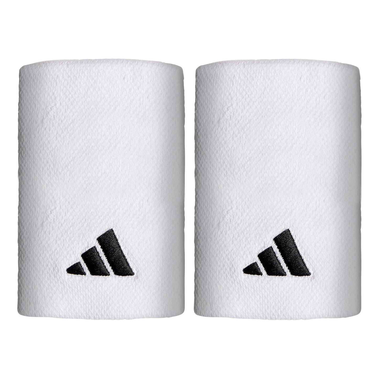 adidas Polsino anti sudore Confezione da 2 lungo - bianco, nero