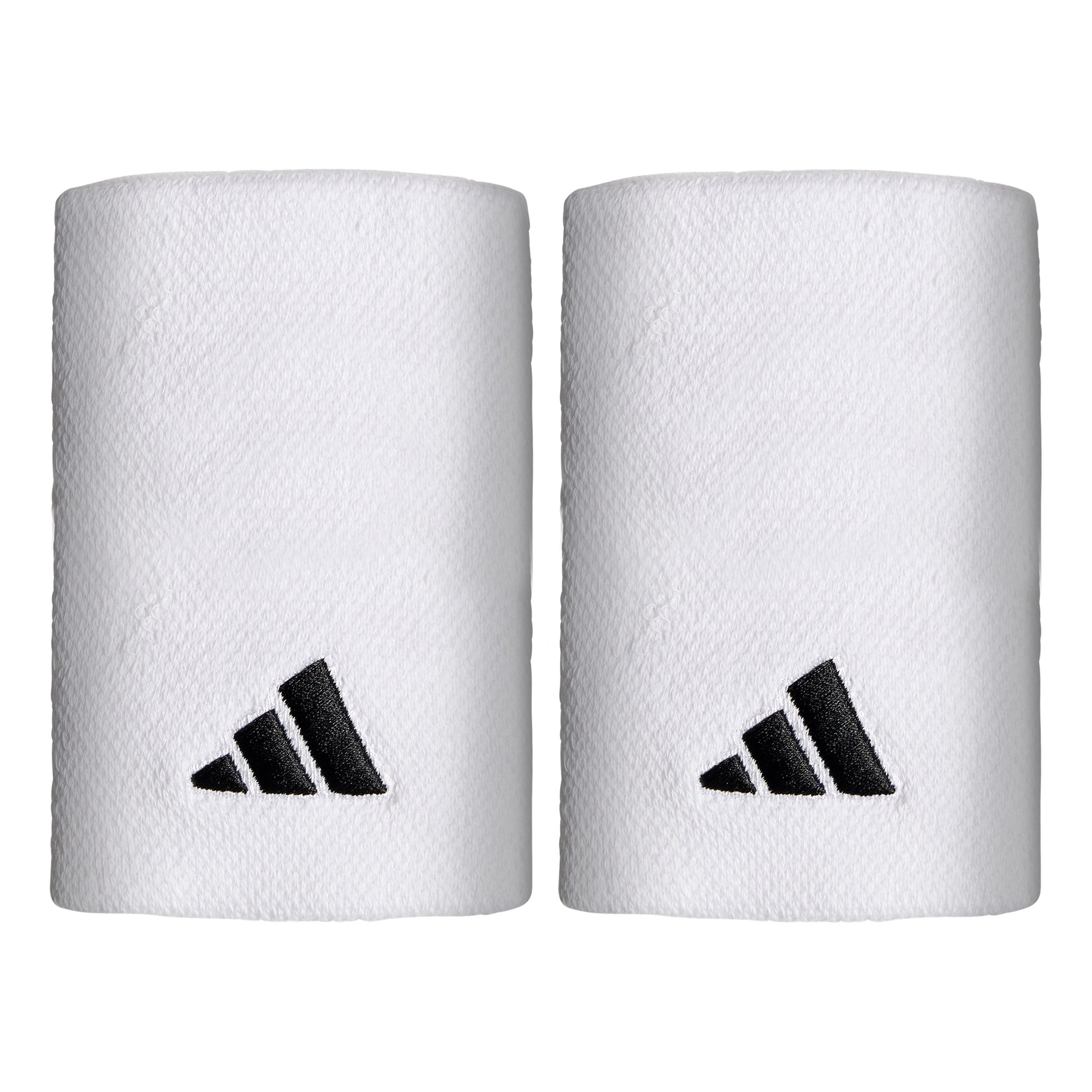 adidas Polsino anti sudore Confezione da 2 lungo - bianco, nero