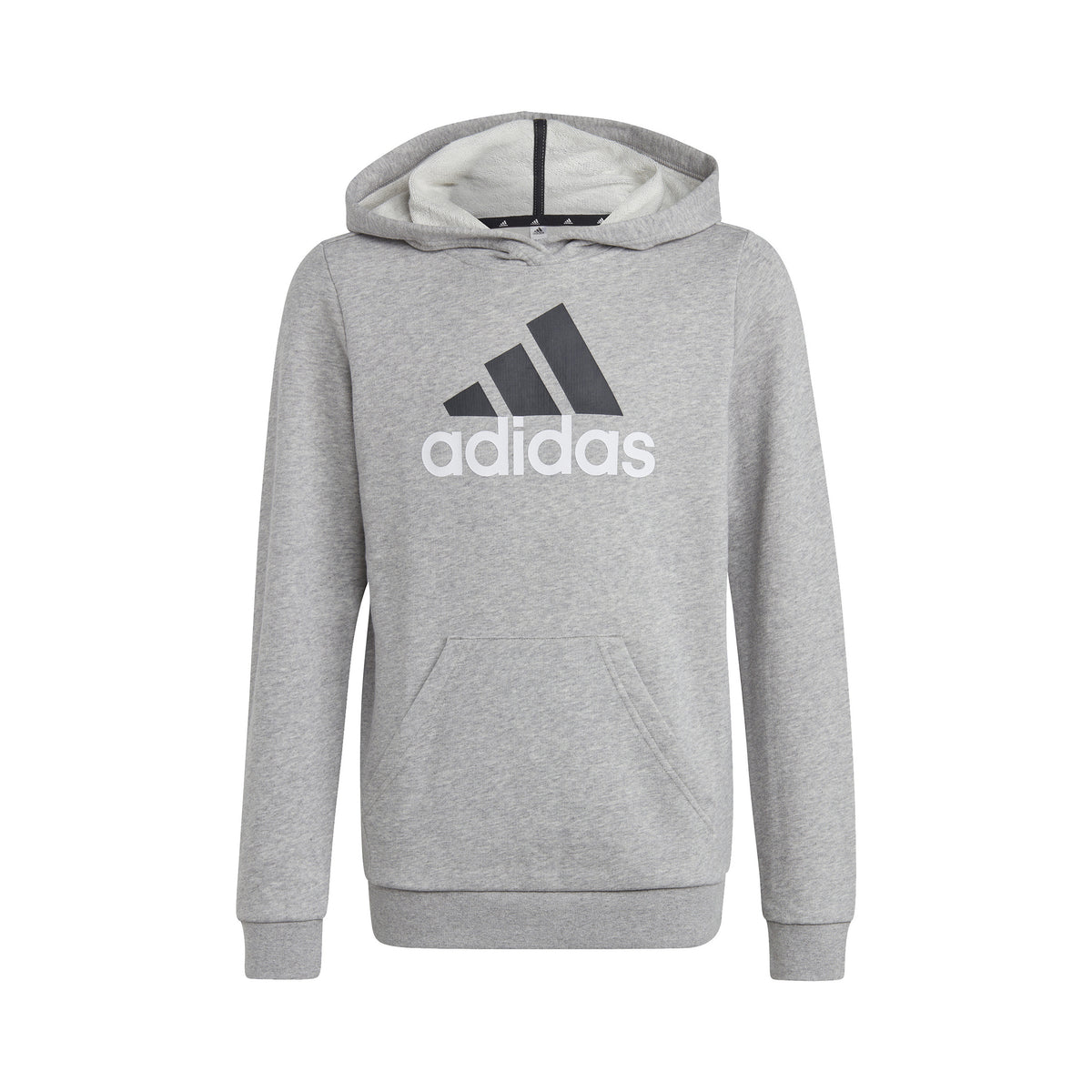 adidas Big Logo 2 Felpa con cappuccio Ragazzi - grigio chiaro,