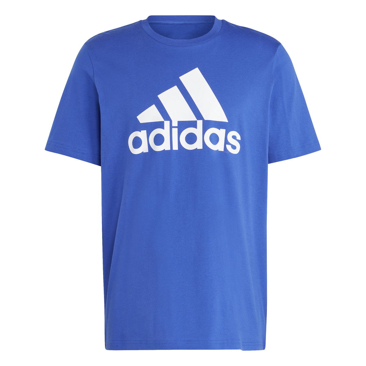 adidas Big Logo Single Jersey Maglietta Uomini - blu, bianco
