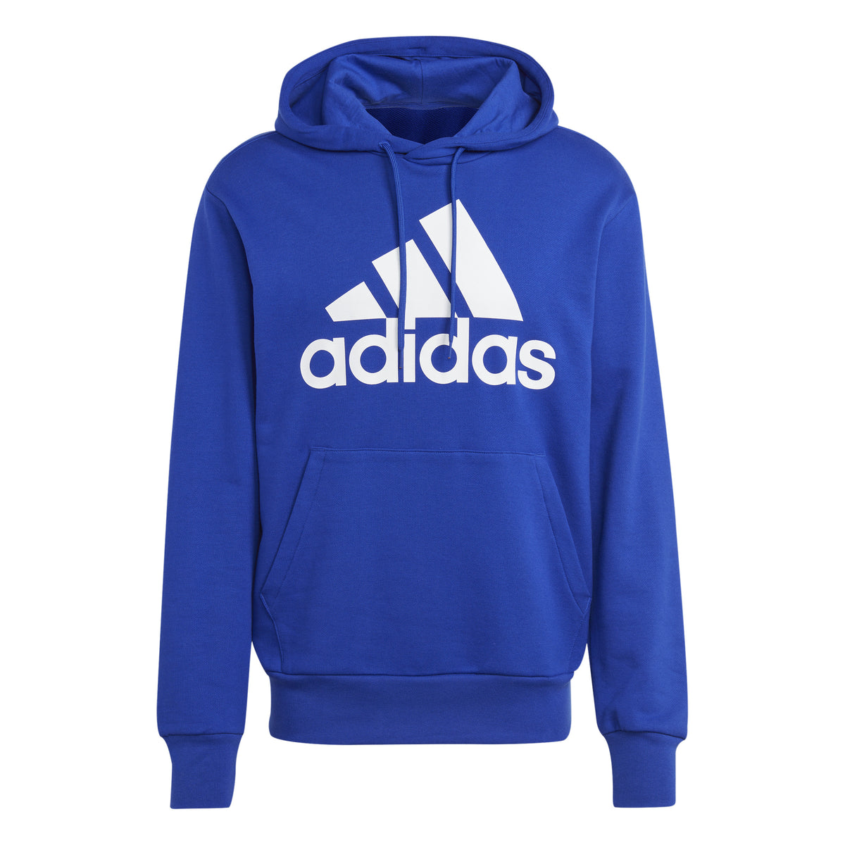 adidas Big Logo French terry Felpa con cappuccio Uomini - blu, bianco