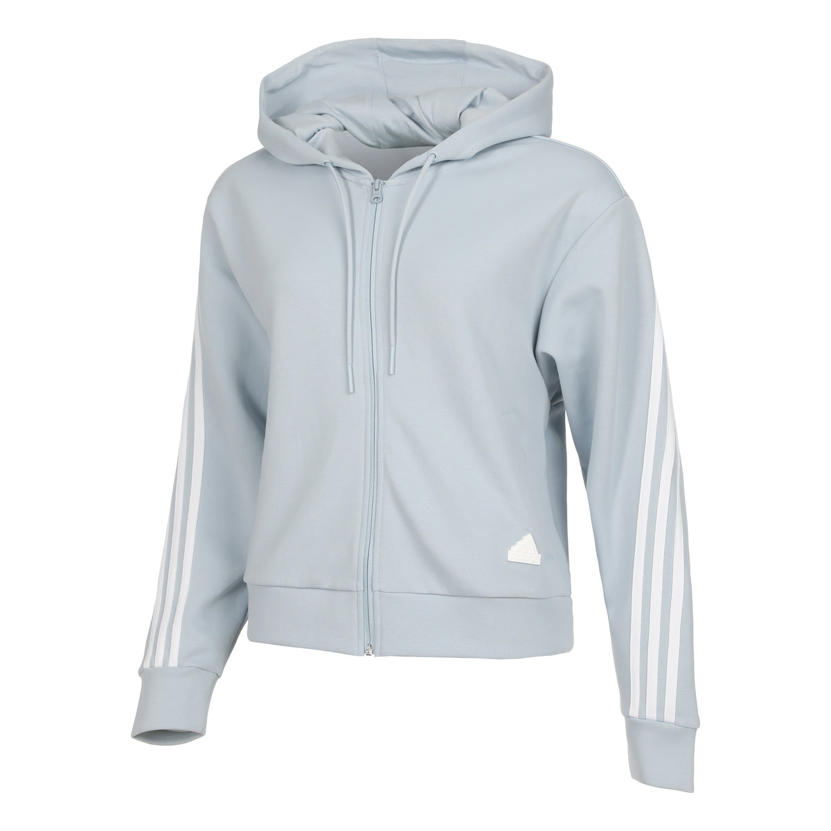 adidas Linear French Terry Felpa Donna - grigio-blu, bianco