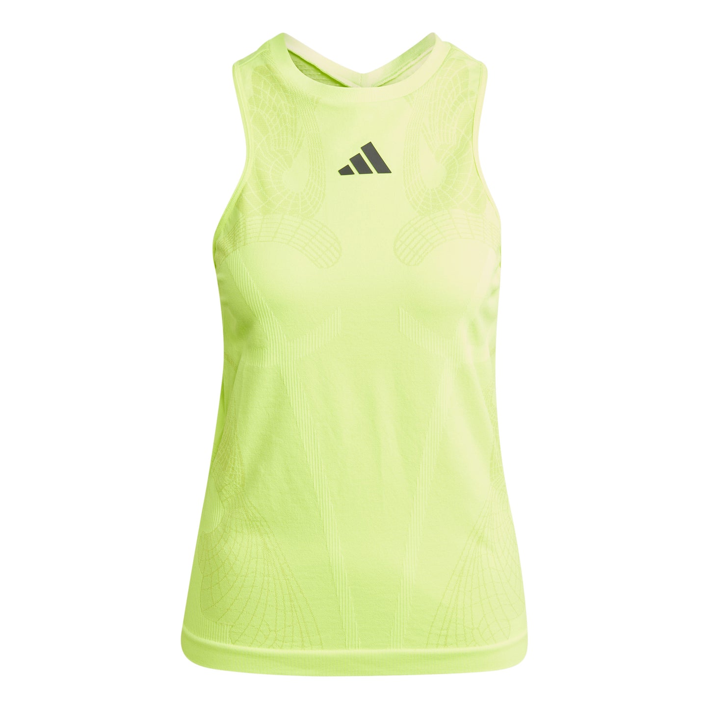 adidas Pro Y-Tank Canottiera Donna-Lime