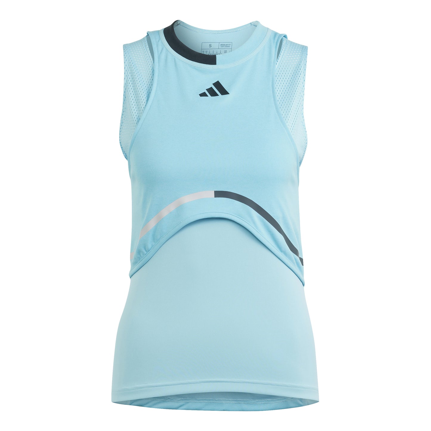 adidas Match Pro Canottiera Donna-Blu Chiaro,Multicolore