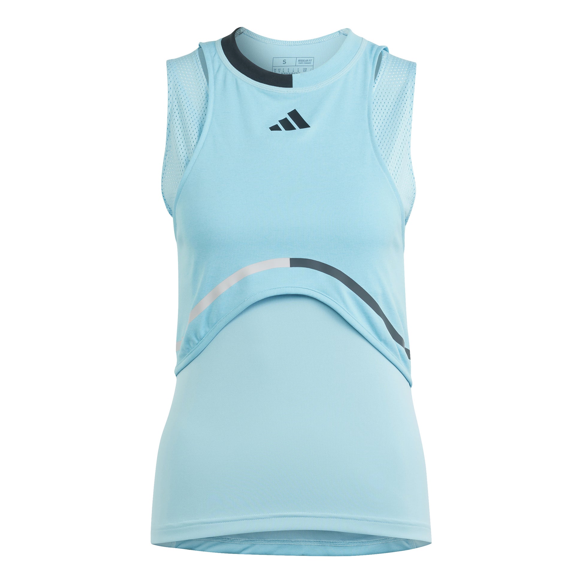 adidas Match Pro Canottiera Donna-Blu Chiaro,Multicolore
