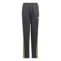 ES 3 Stripes Pantalone da allenamento Ragazzi - grigio scuro, lime