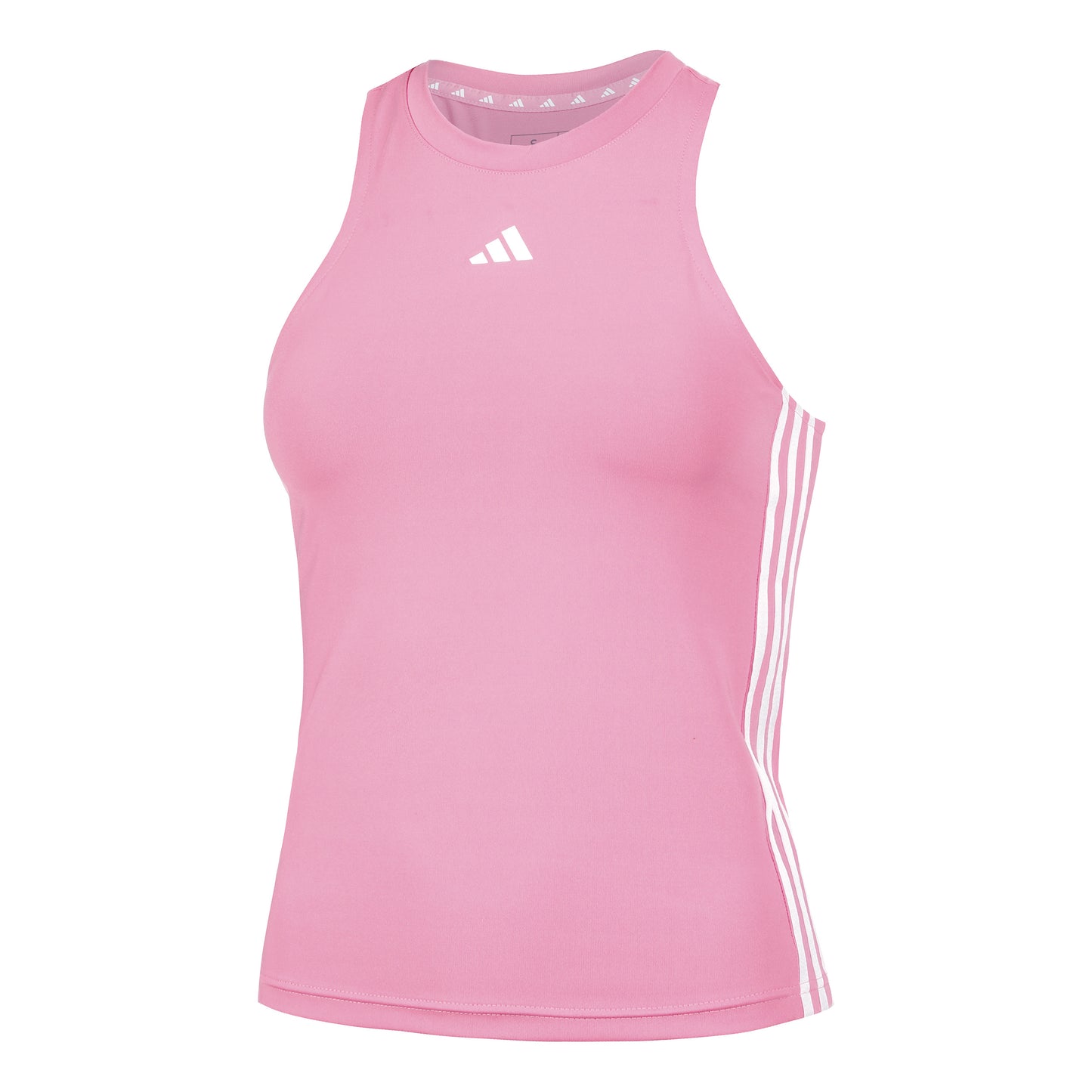 adidas Training ES 3 Stripes Canottiera Donna - rosa, bianco