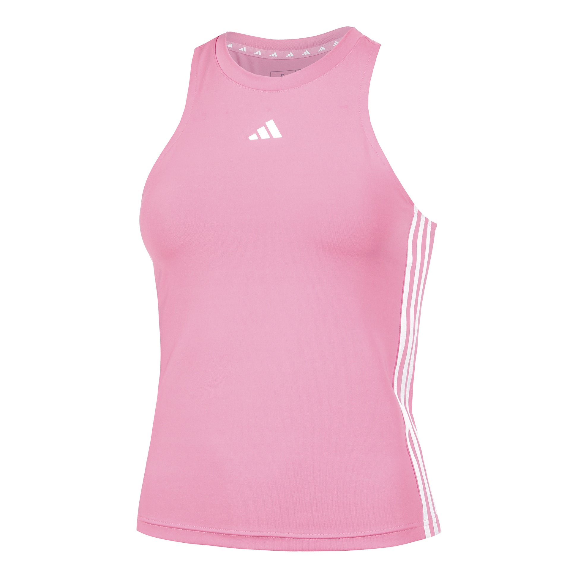 adidas Training ES 3 Stripes Canottiera Donna - rosa, bianco