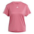 Essentials 3 Stripes Maglietta Donna - rosa, bianco