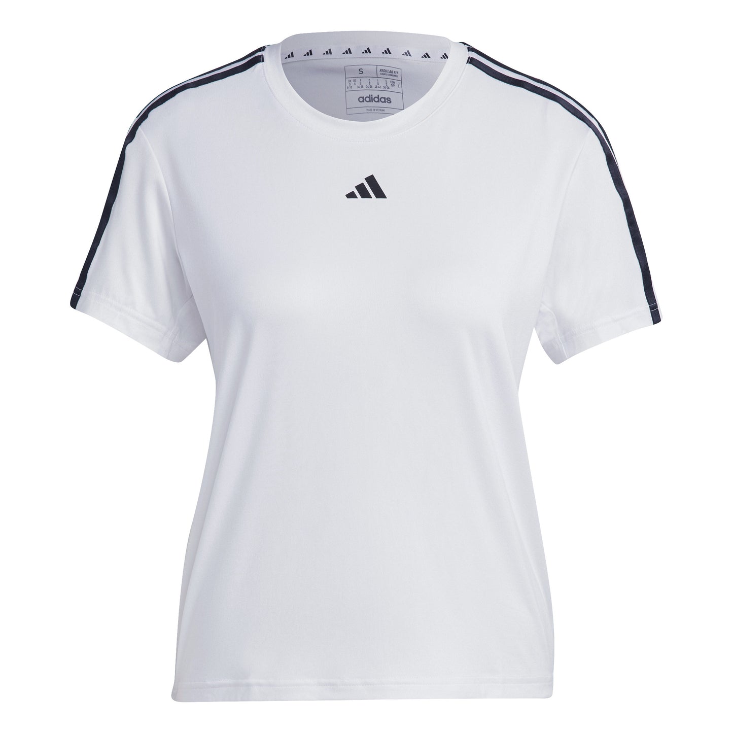 adidas Essentials 3 Stripes Maglietta Donna - bianco, nero