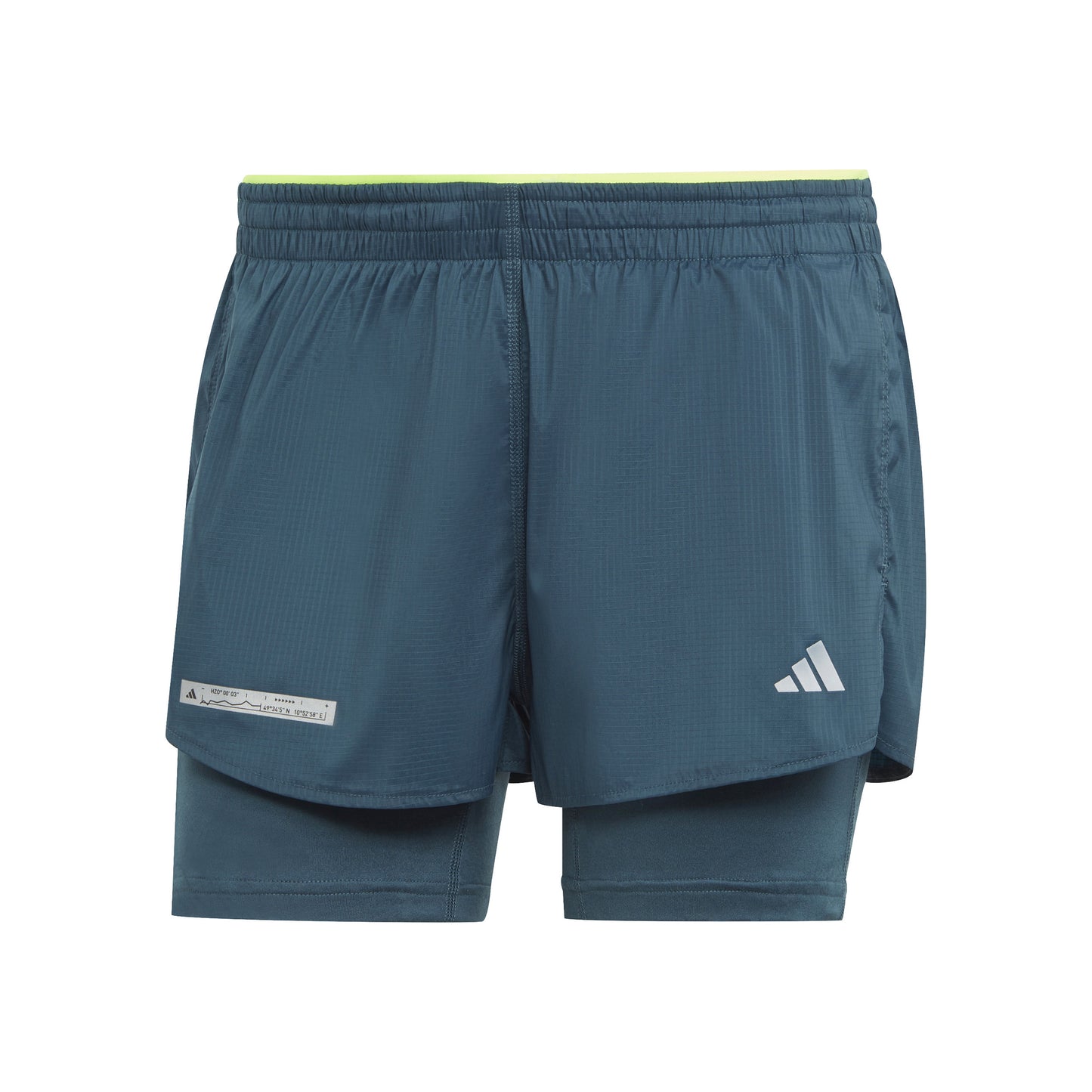 adidas Ultimate 2in1 Pantaloncini da corsa Donna - color petrolio, verde