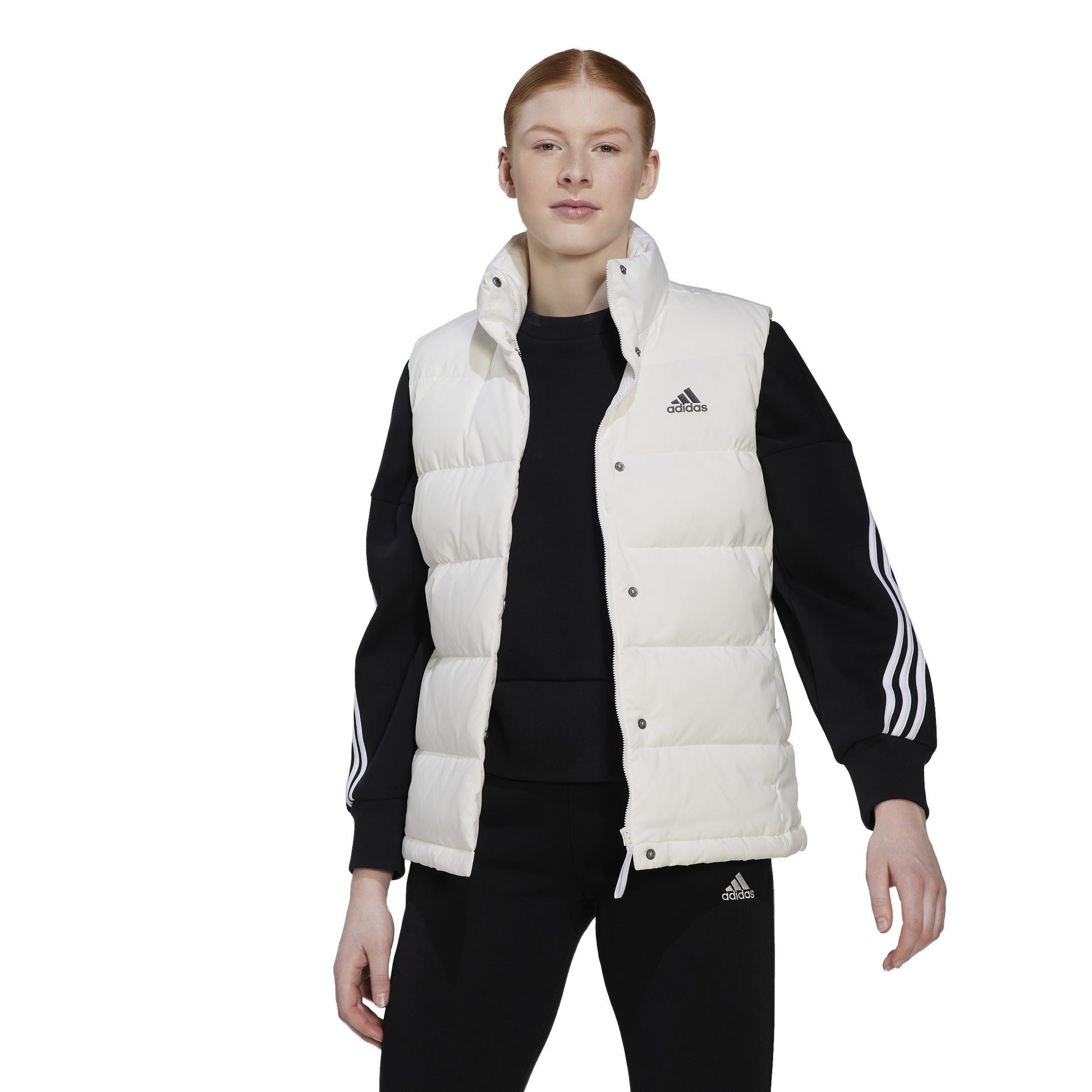 adidas Helonic Gilet Donna - bianco,