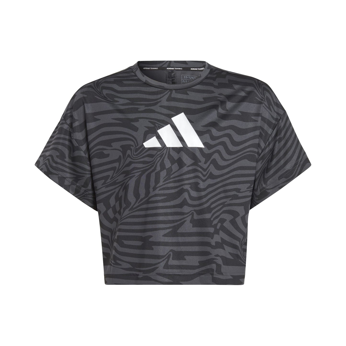 adidas Team Issue AOP Maglietta Ragazze - nero, grigio scuro