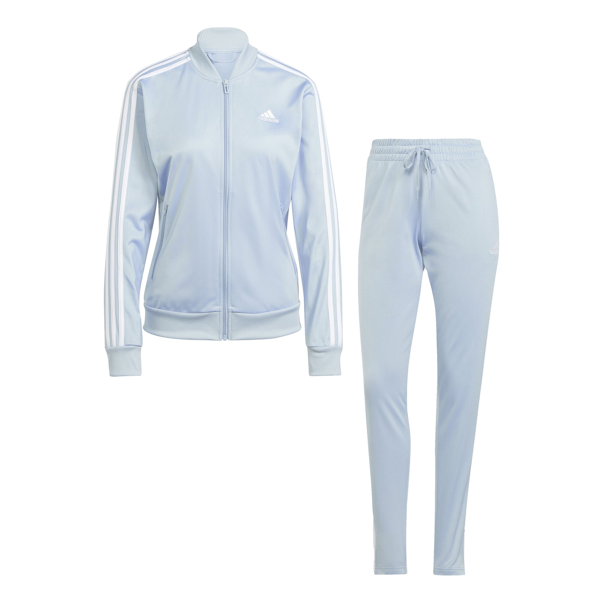adidas 3Stripes Tuta da allenamento Donna - blu chiaro, bianco