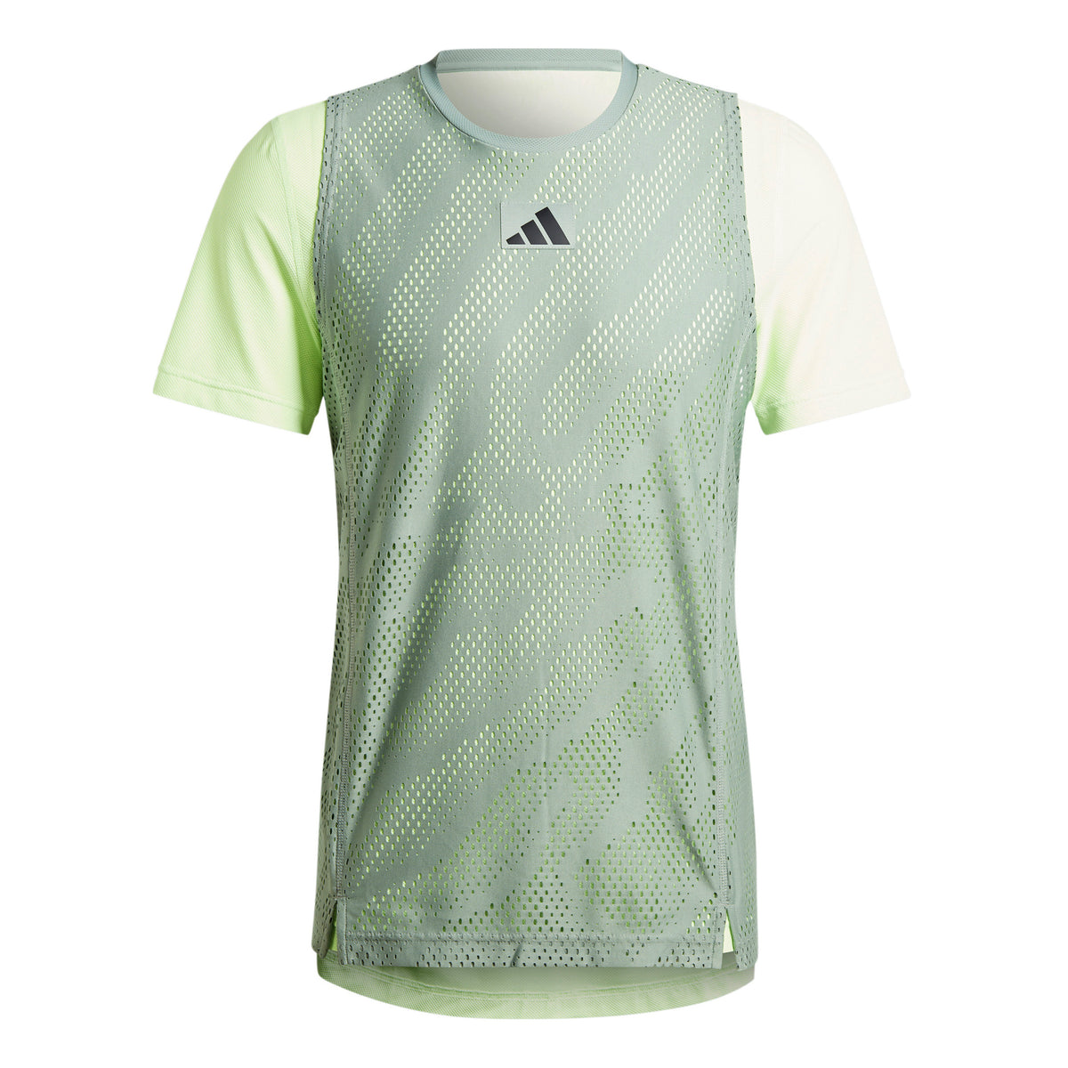 adidas Mesh Pro Maglietta Uomini-Verde Chiaro,Lime