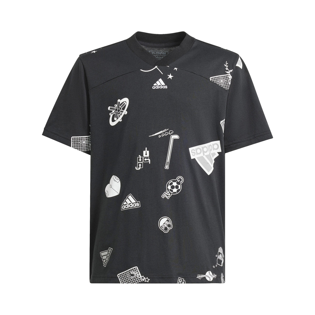 adidas Maglietta Ragazzi - nero, multicolore