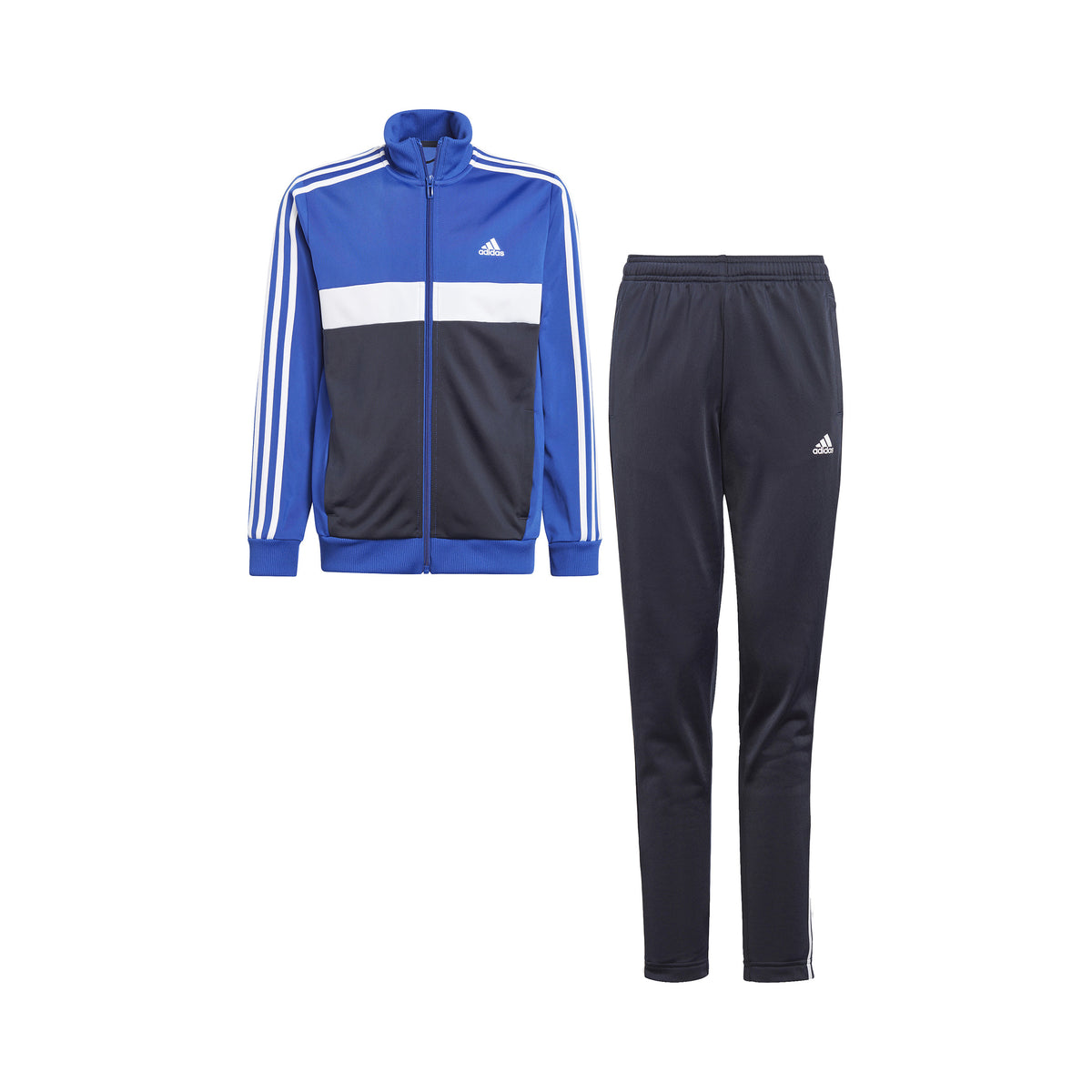 adidas 3Stripes Tuta da allenamento Ragazzi - blu, multicolore