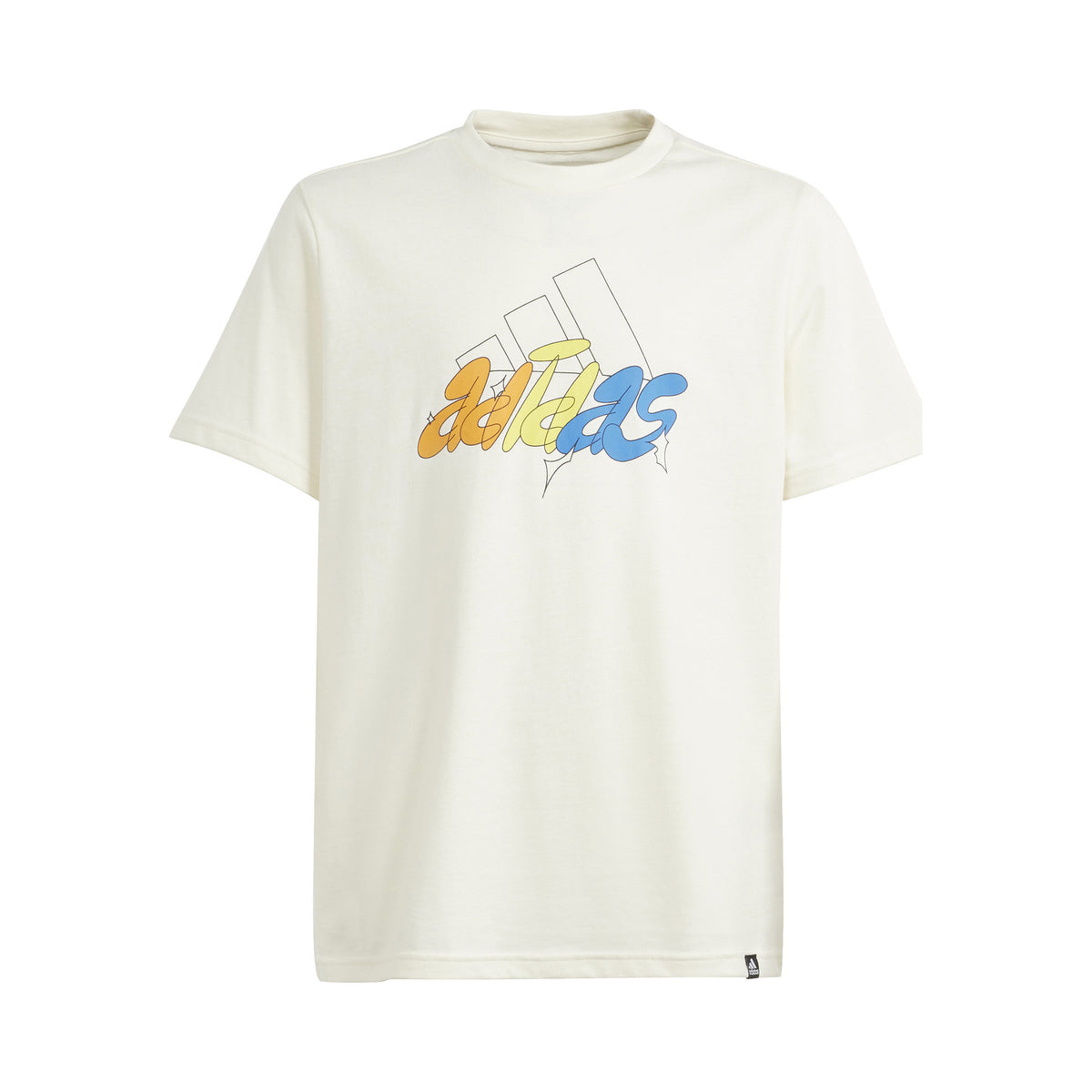 adidas Graphic Illustrated Maglietta Ragazzi - crema, multicolore