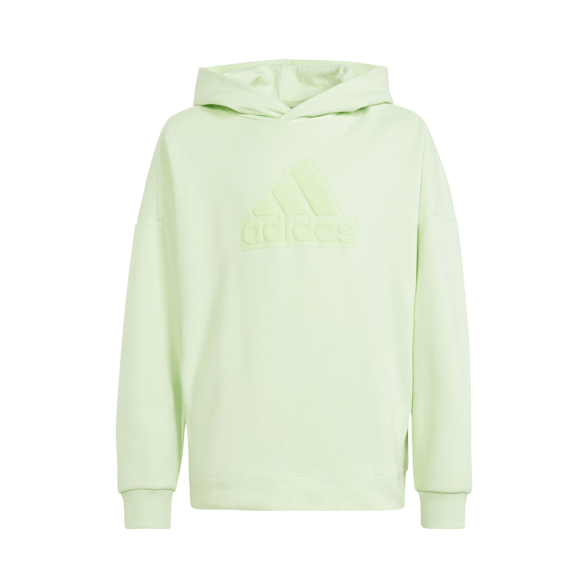 adidas Logo Felpa con cappuccio Ragazzi - verde chiaro,