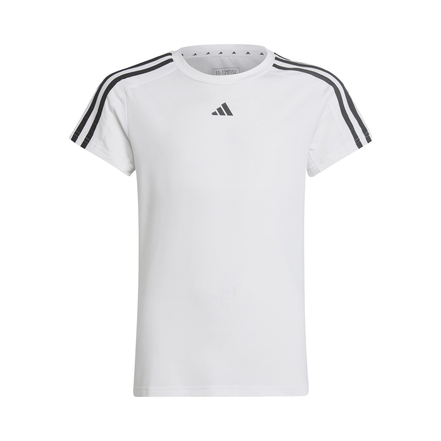 adidas 3Stripes Maglietta Ragazze - bianco, nero
