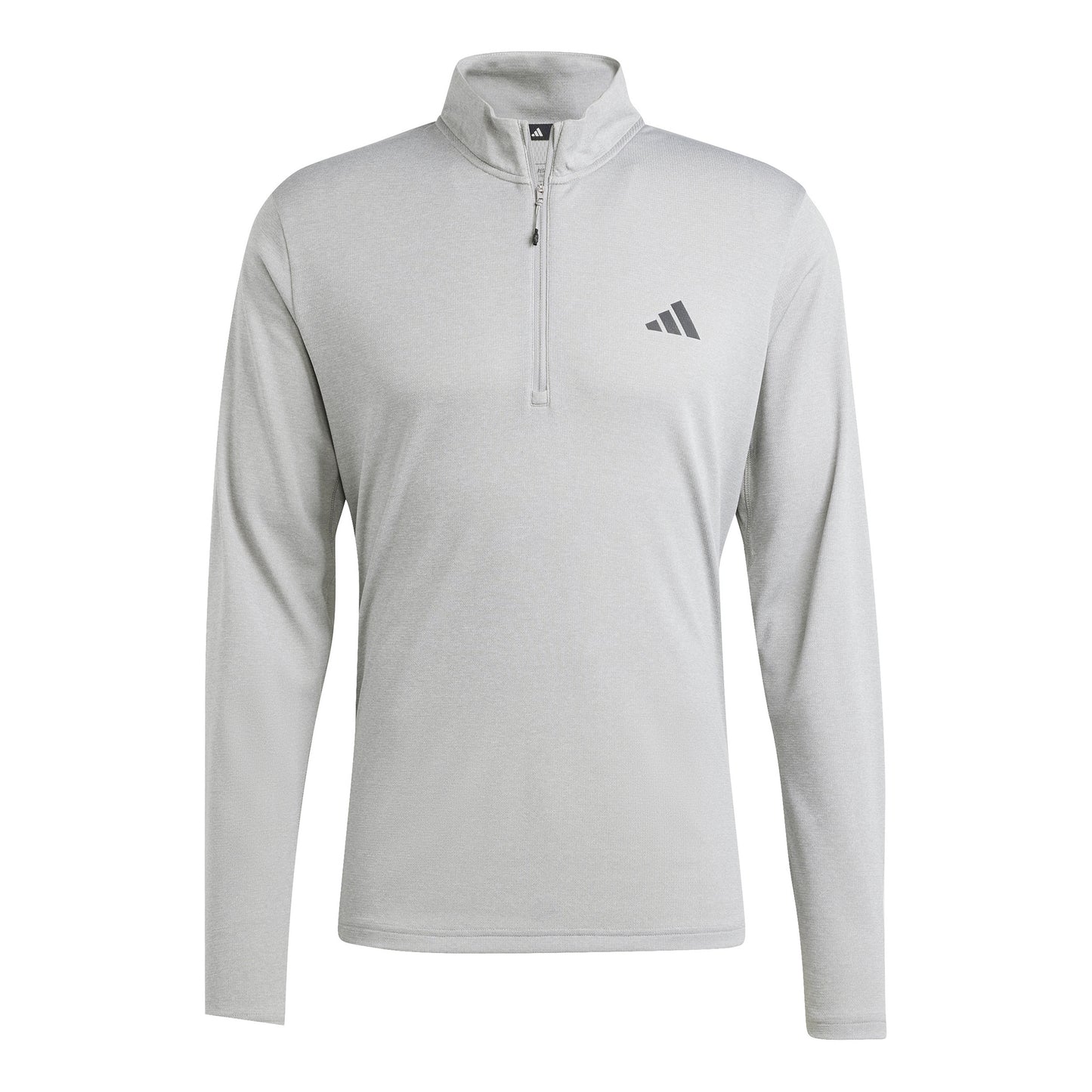 adidas Essentials 1/4 Zip Manica lunga Uomini - grigio chiaro,