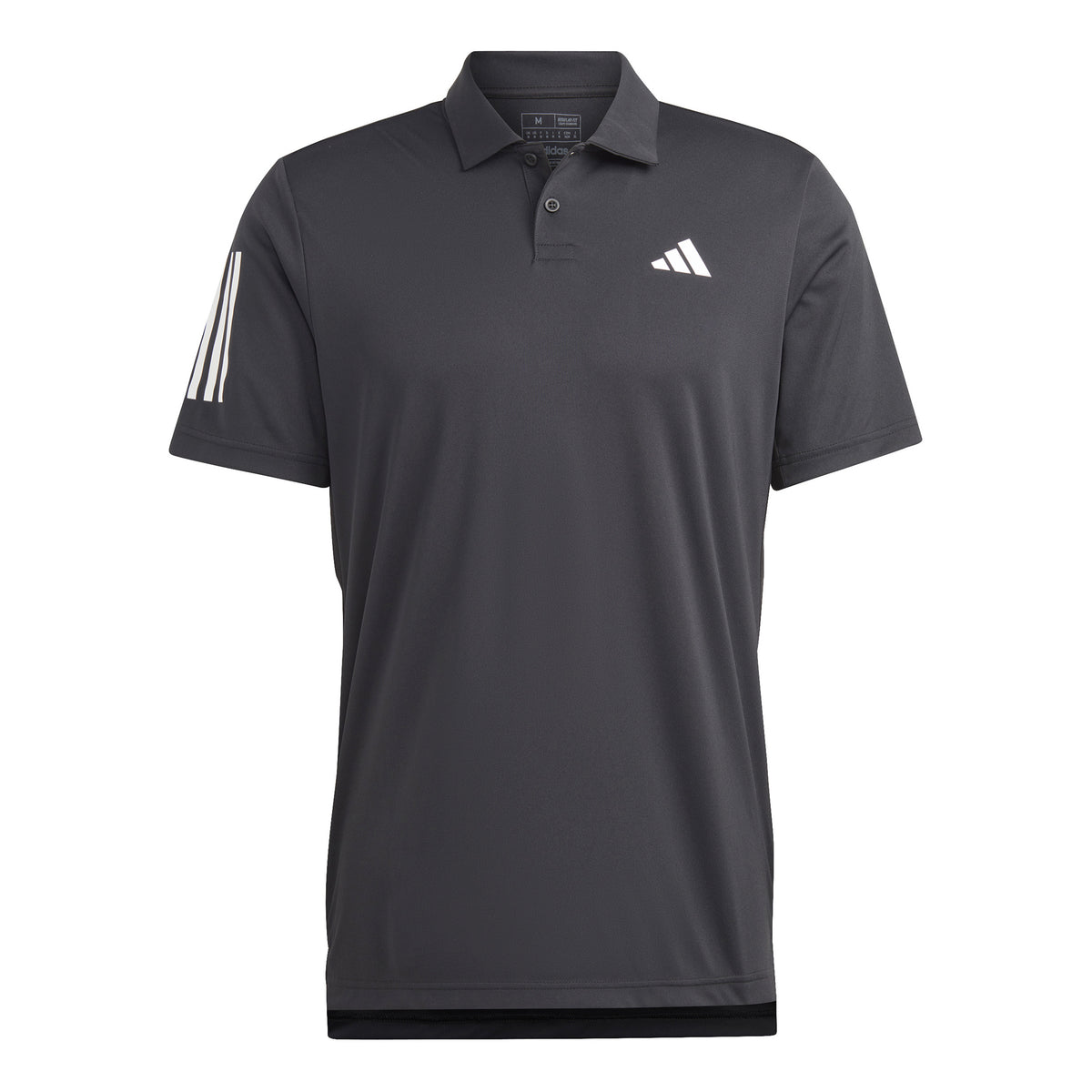 adidas Club 3-Stripes Polo Uomini - nero, bianco