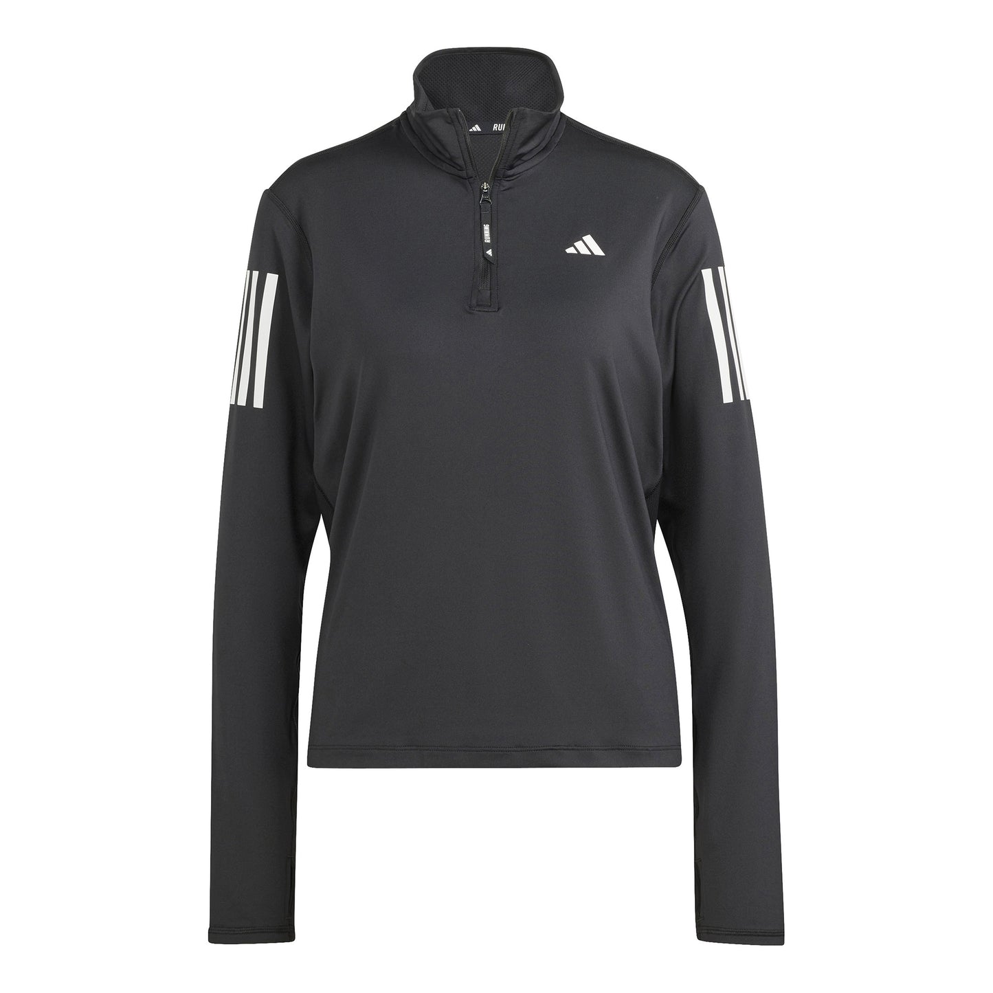 adidas Own The Run B Half-Zip Longsleeve Manica Lunga Donna-Nero