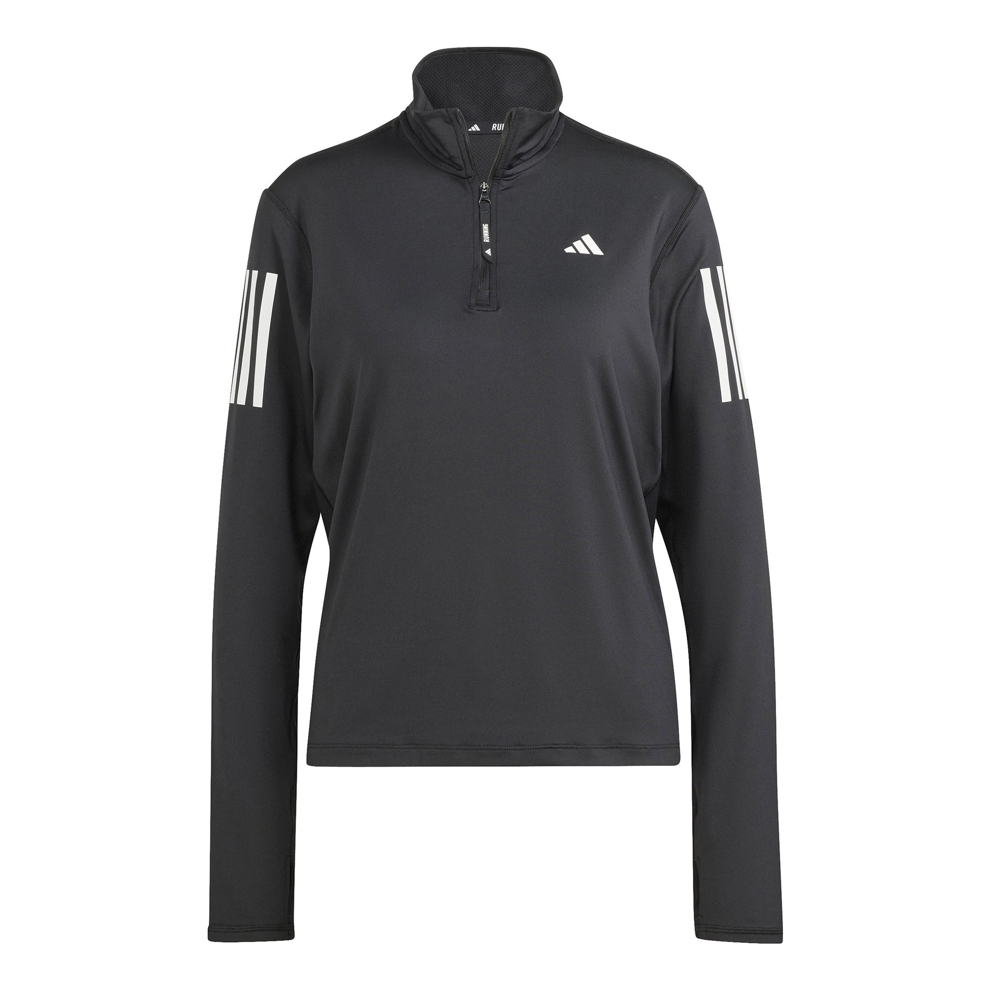 adidas Own The Run B Half-Zip Longsleeve Manica Lunga Donna-Nero