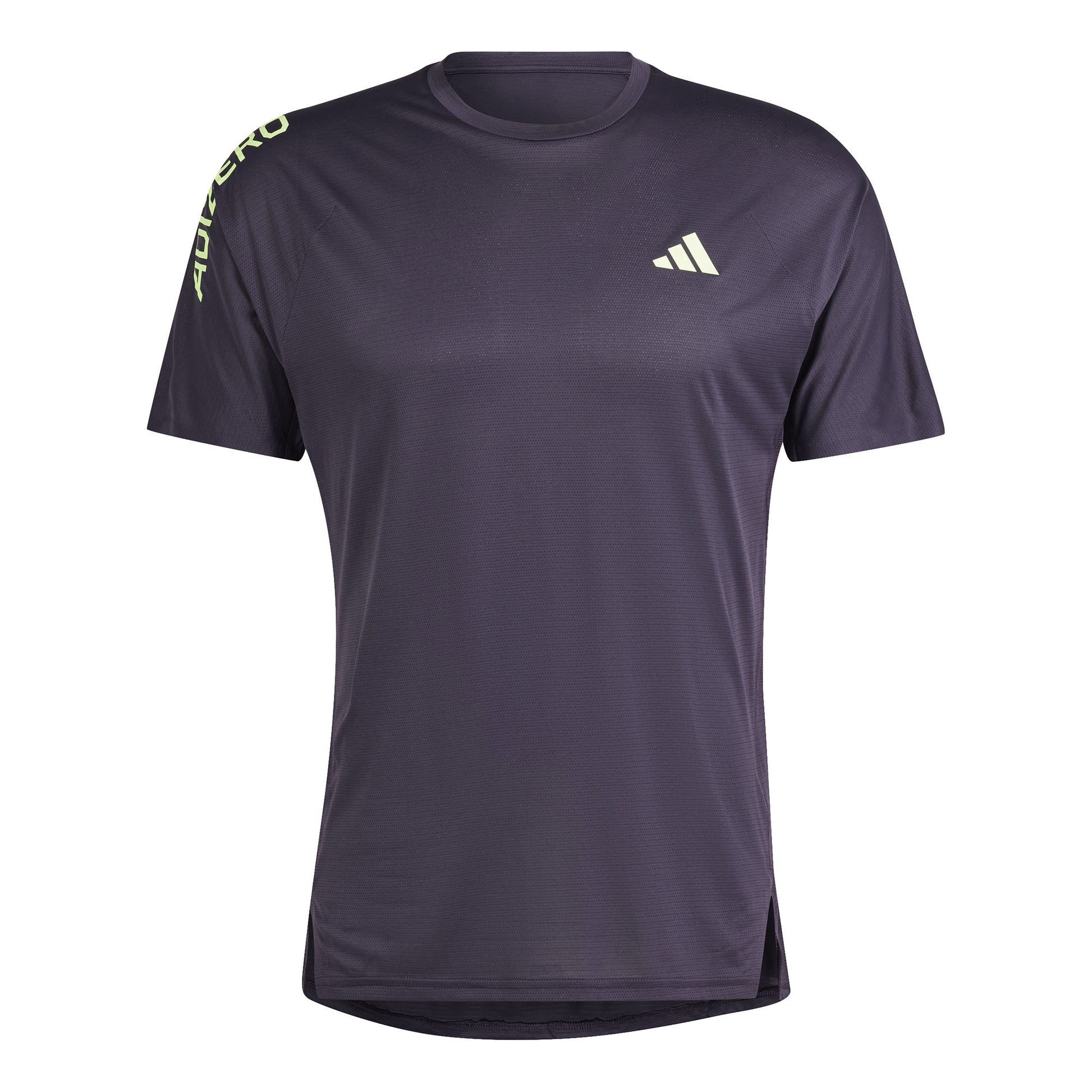 adidas Adizero Camicia da corsa Uomini - viola, verde chiaro