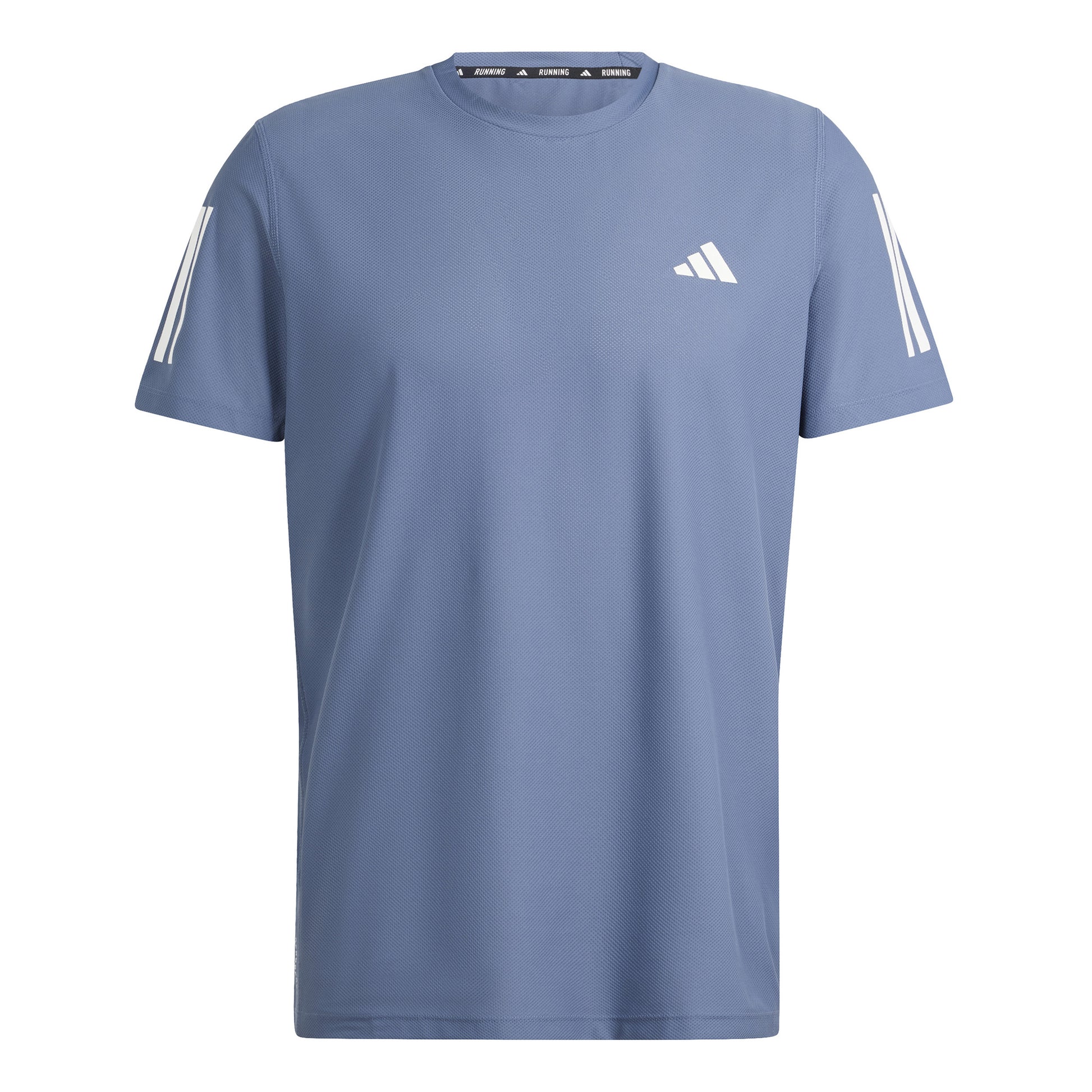 adidas Own the Run Camicia da corsa Uomini - grigio-blu,