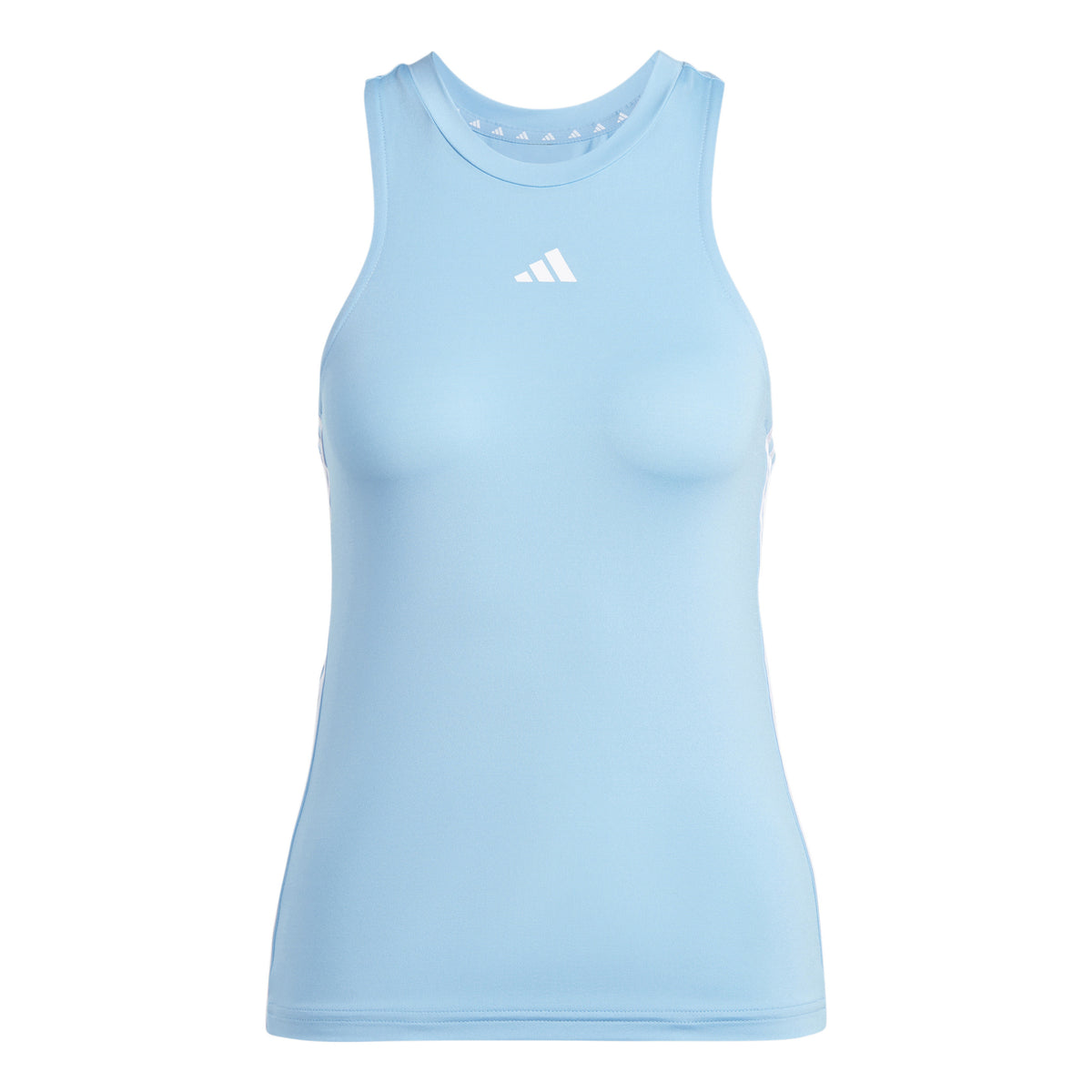 adidas Training Essential 3 Stripes Canottiera Donna - blu, bianco