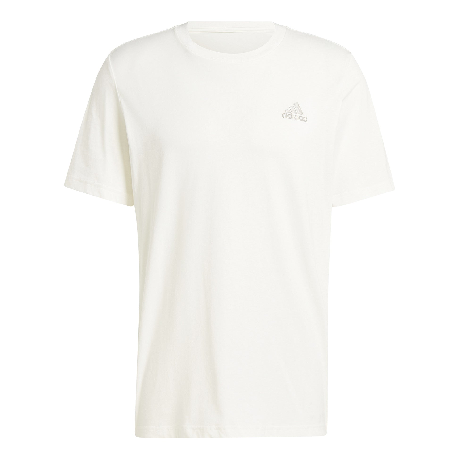 adidas Sleeveless Single Jersey Maglietta Uomini - crema,