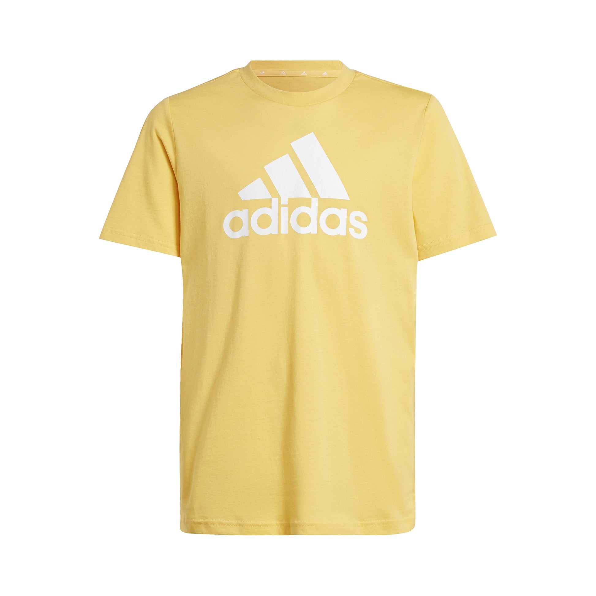 adidas Big Logo Maglietta Ragazzi - giallo, bianco