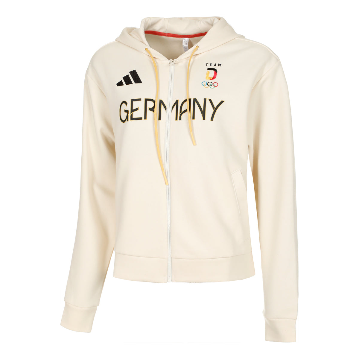 adidas Team Felpa Donna - crema,