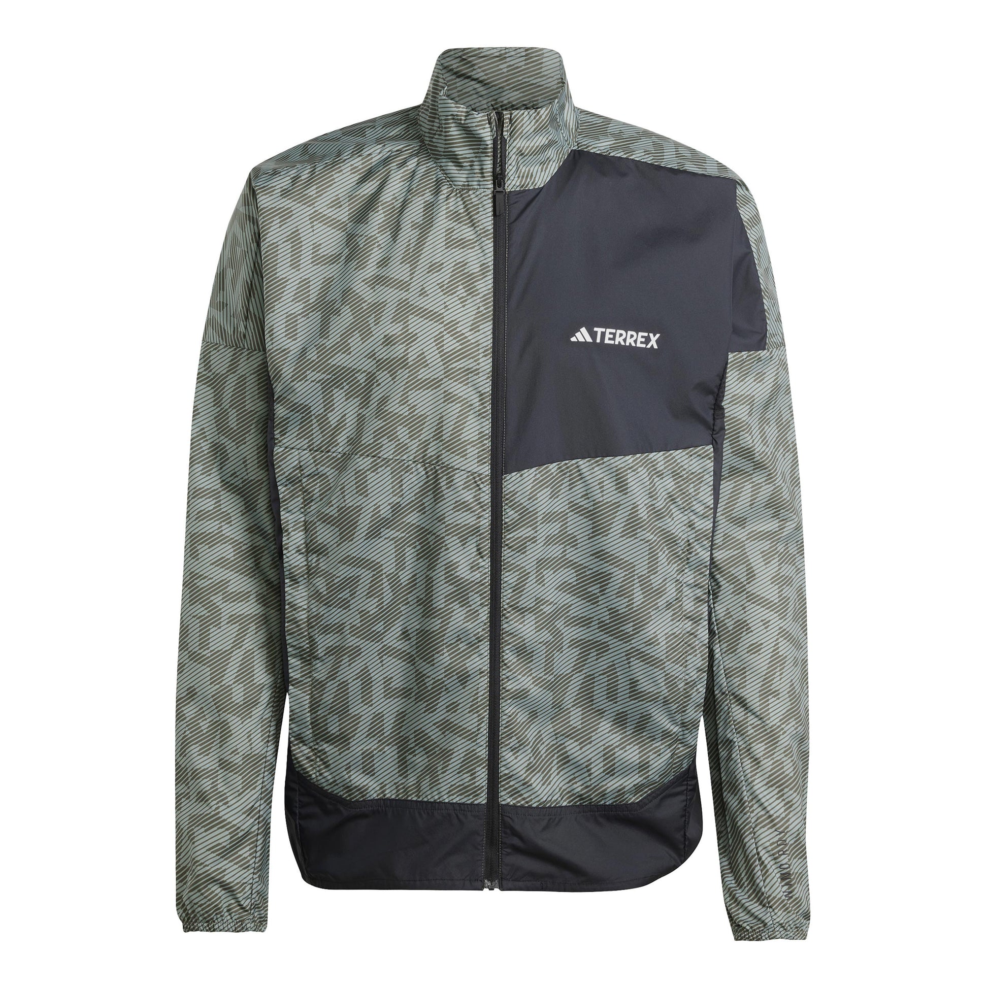 adidas Terrex Trail Wind Giacca Da Corsa Uomini-Oliva