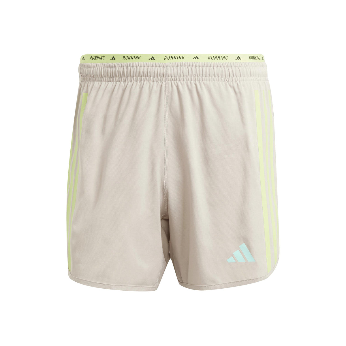 adidas Own the Run 3S Pantaloncini da corsa Uomini - beige,