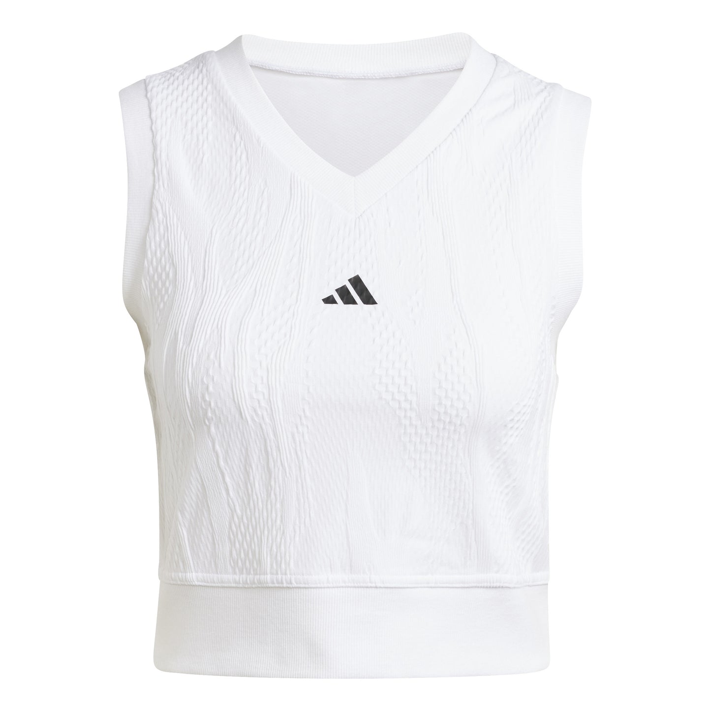 adidas Crop Pro Canottiera Donna - bianco,