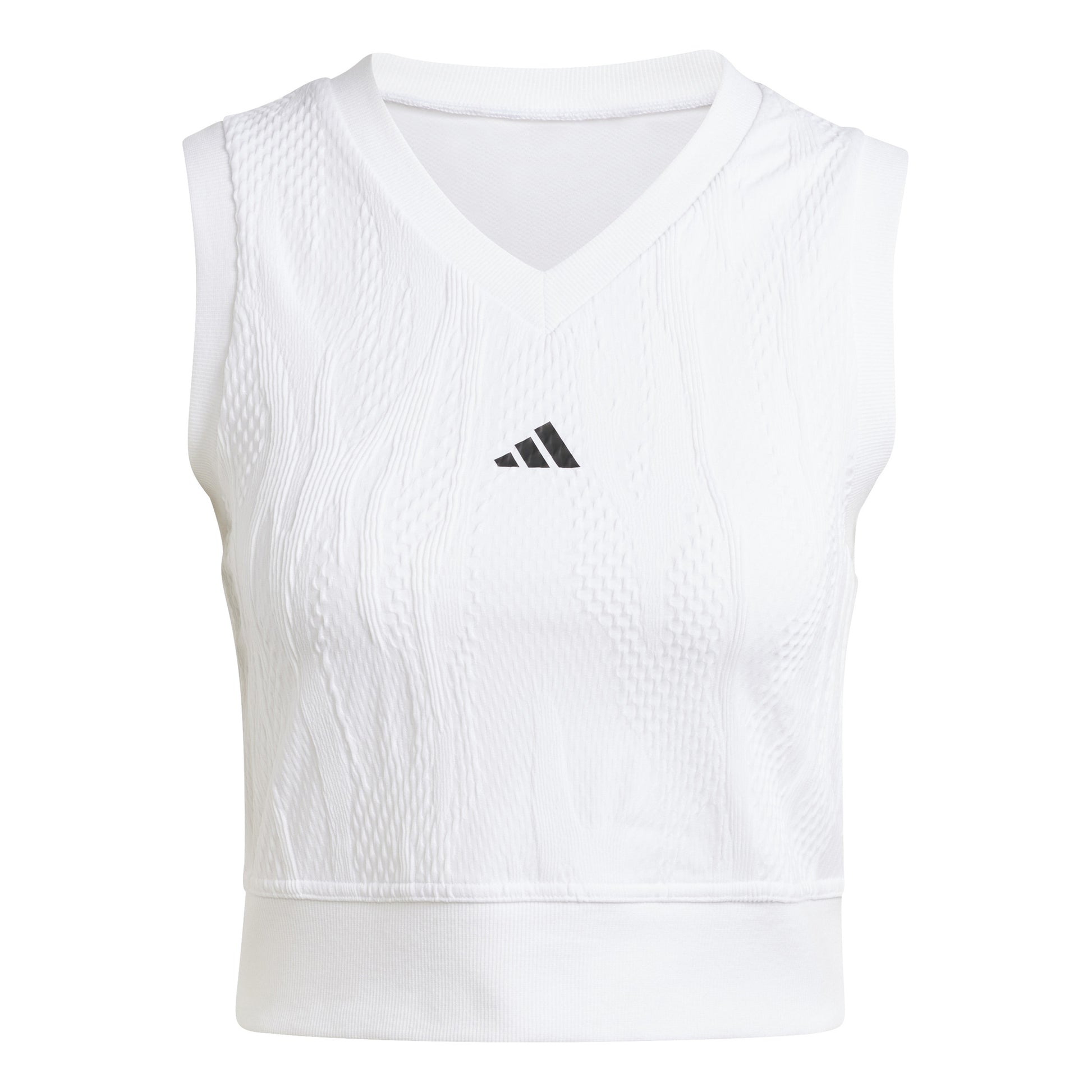 adidas Crop Pro Canottiera Donna - bianco,