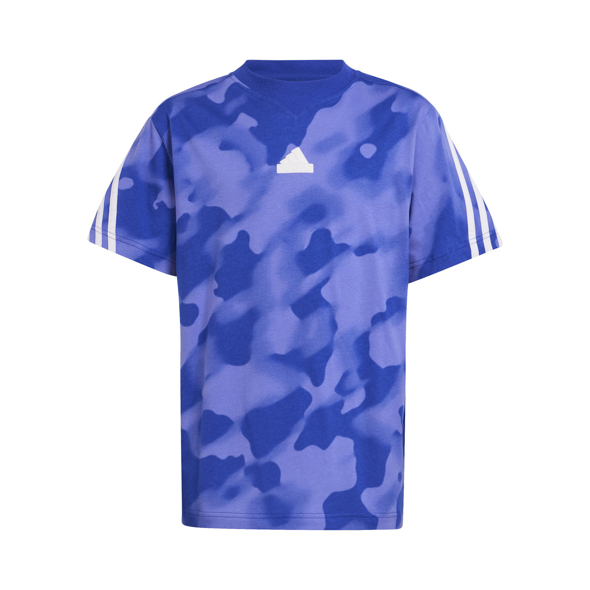 adidas Future Icon Camo Printed Maglietta Ragazzi - blu, bianco