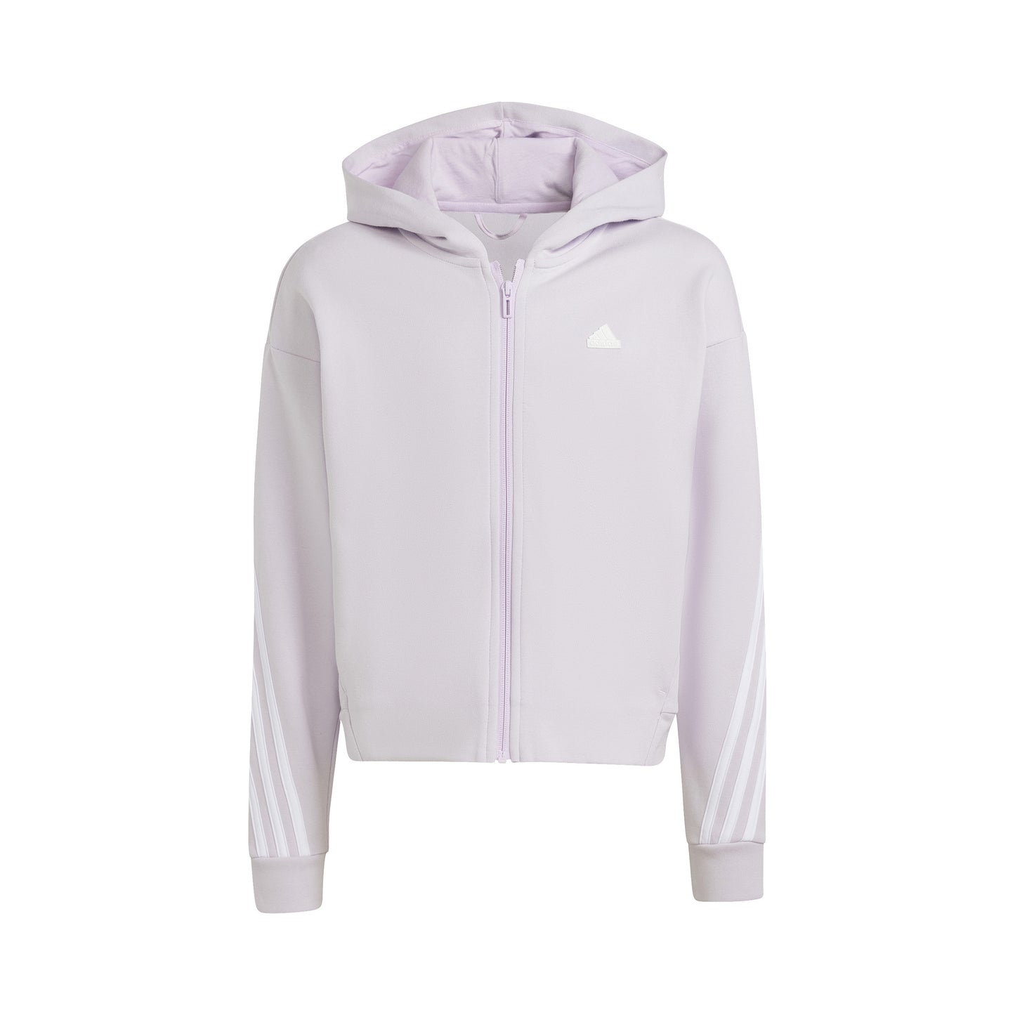 adidas Future Icon 3Stripes Felpa Ragazze - lilla, bianco