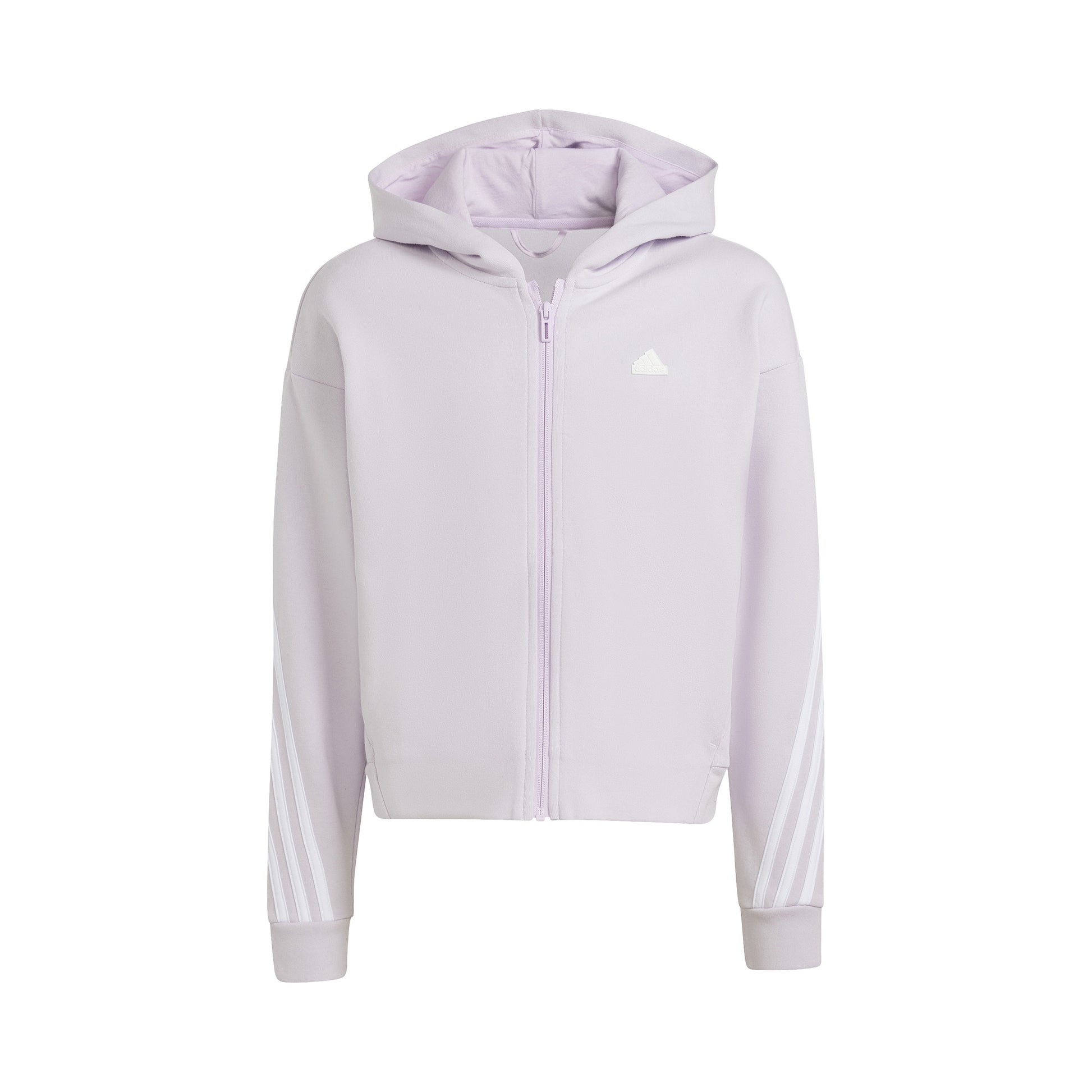 adidas Future Icon 3Stripes Felpa Ragazze - lilla, bianco