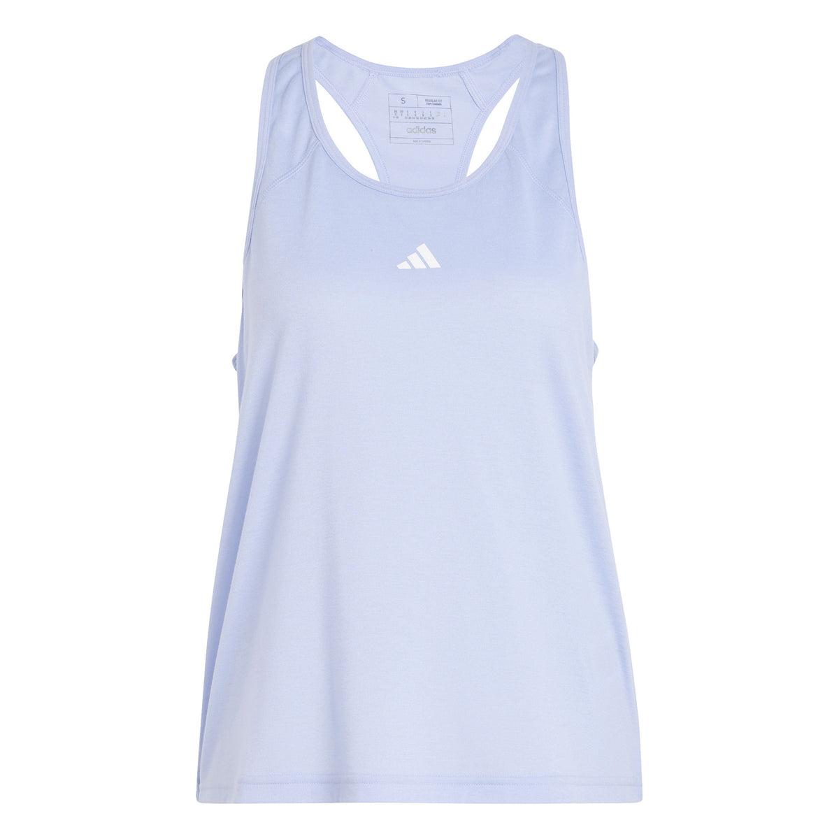 adidas Training-Essential MIN Tank Canottiera Donna-Blu Chiaro