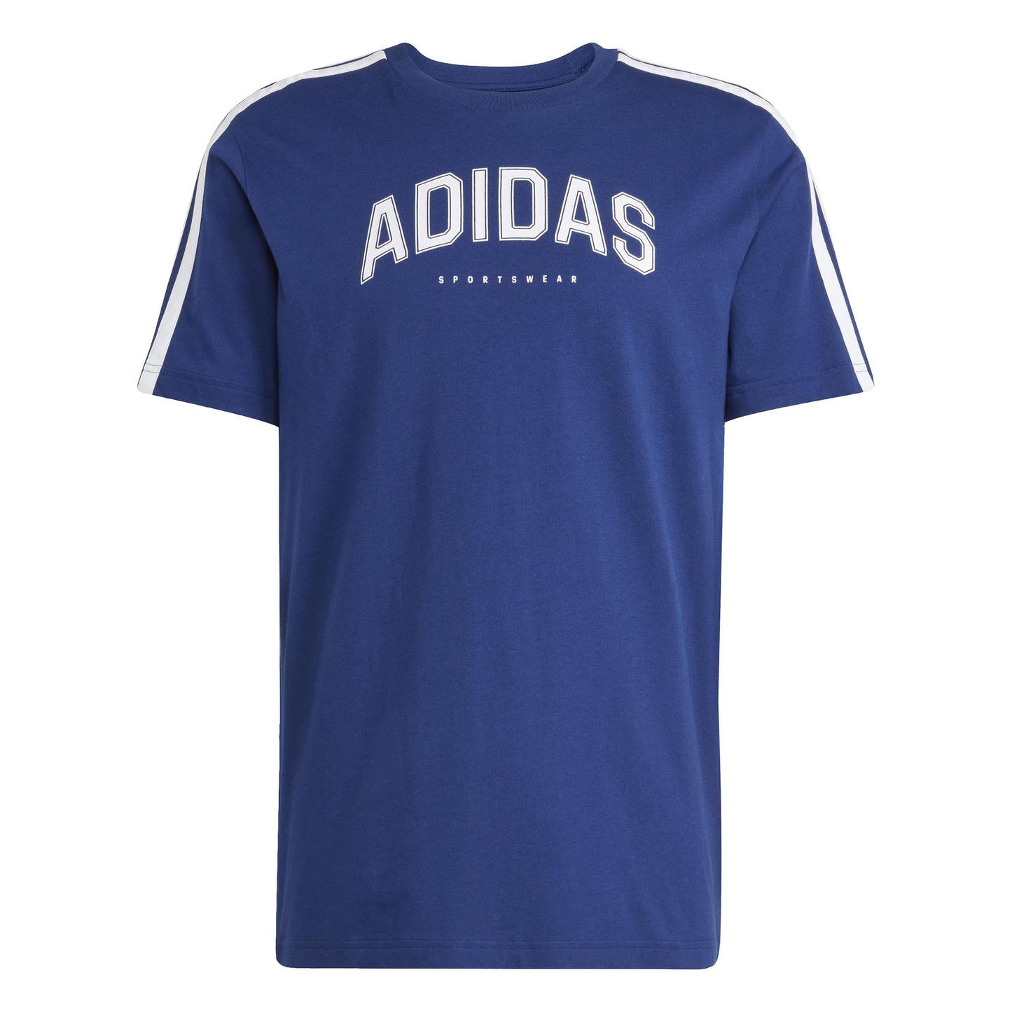 adidas Graphic Maglietta Uomini-Blu Scuro,Bianco
