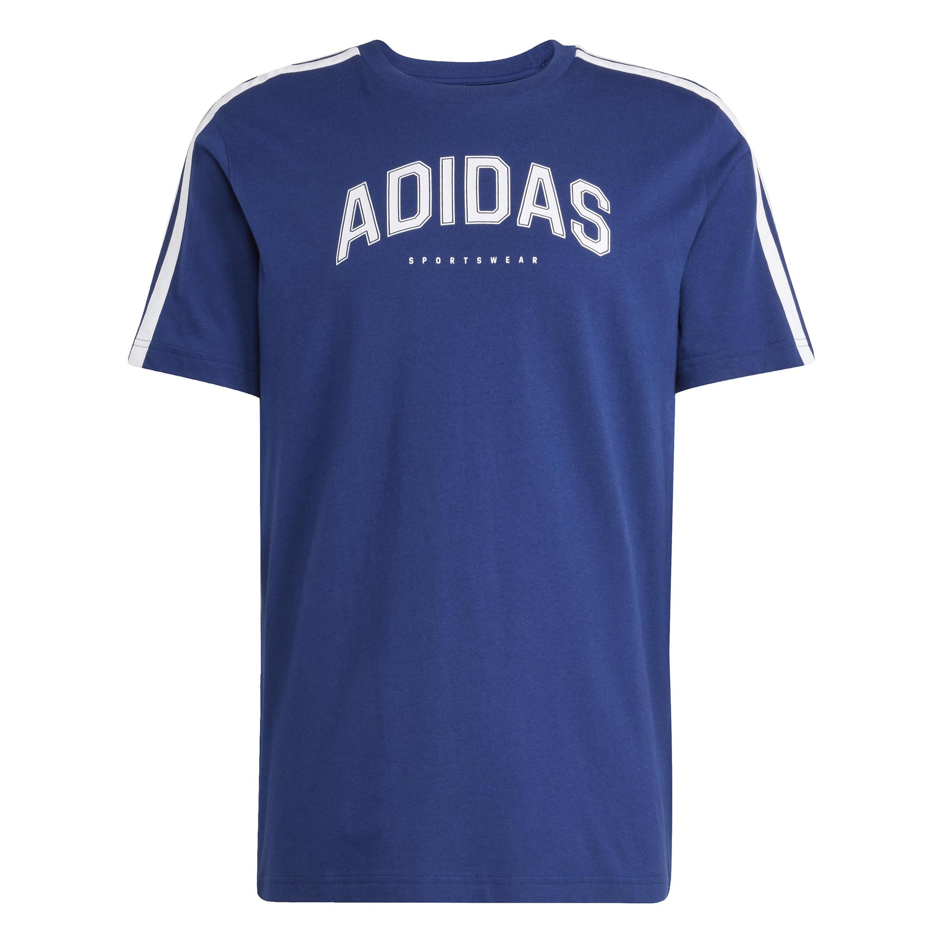 adidas Graphic Maglietta Uomini-Blu Scuro,Bianco