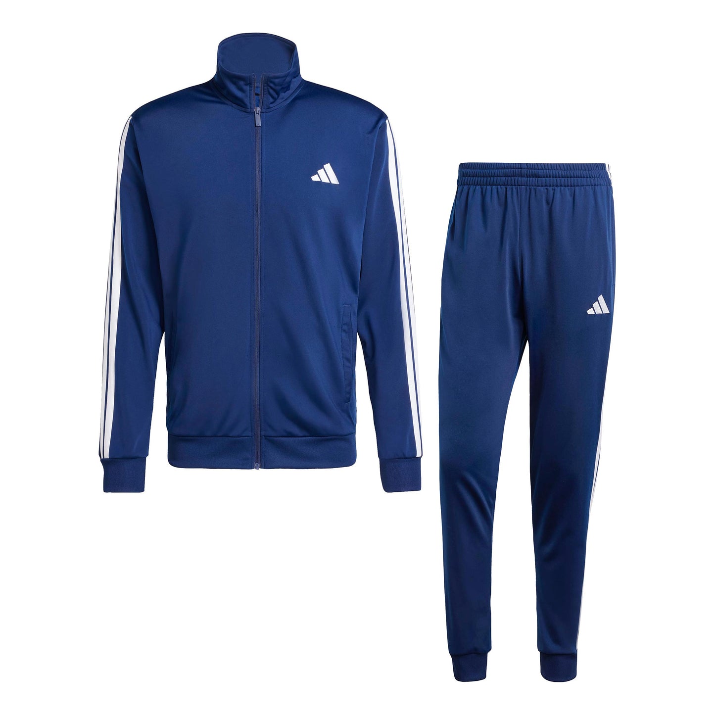adidas 3Stripes Tuta Da Allenamento Uomini-Blu,Bianco