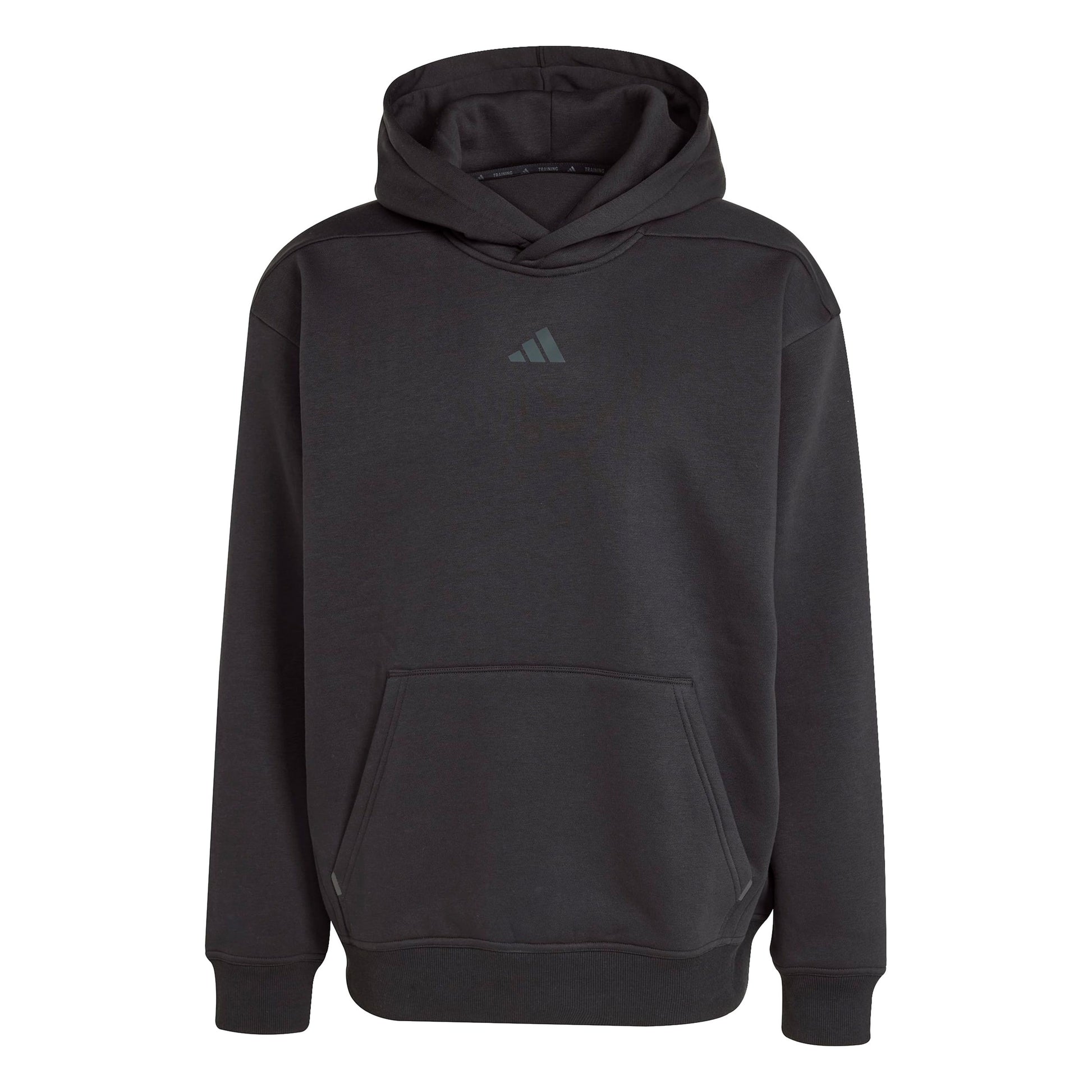 adidas Oversize Felpa Con Cappuccio Uomini-Nero