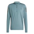 Own The Run Half-Zip Camicia Da Corsa Uomini-Verde Scuro