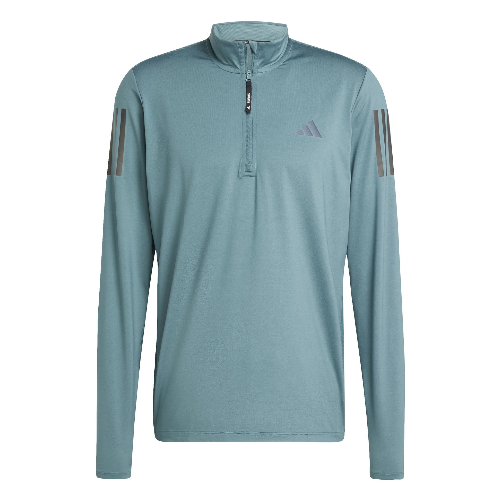 adidas Own The Run Half-Zip Camicia Da Corsa Uomini-Verde Scuro