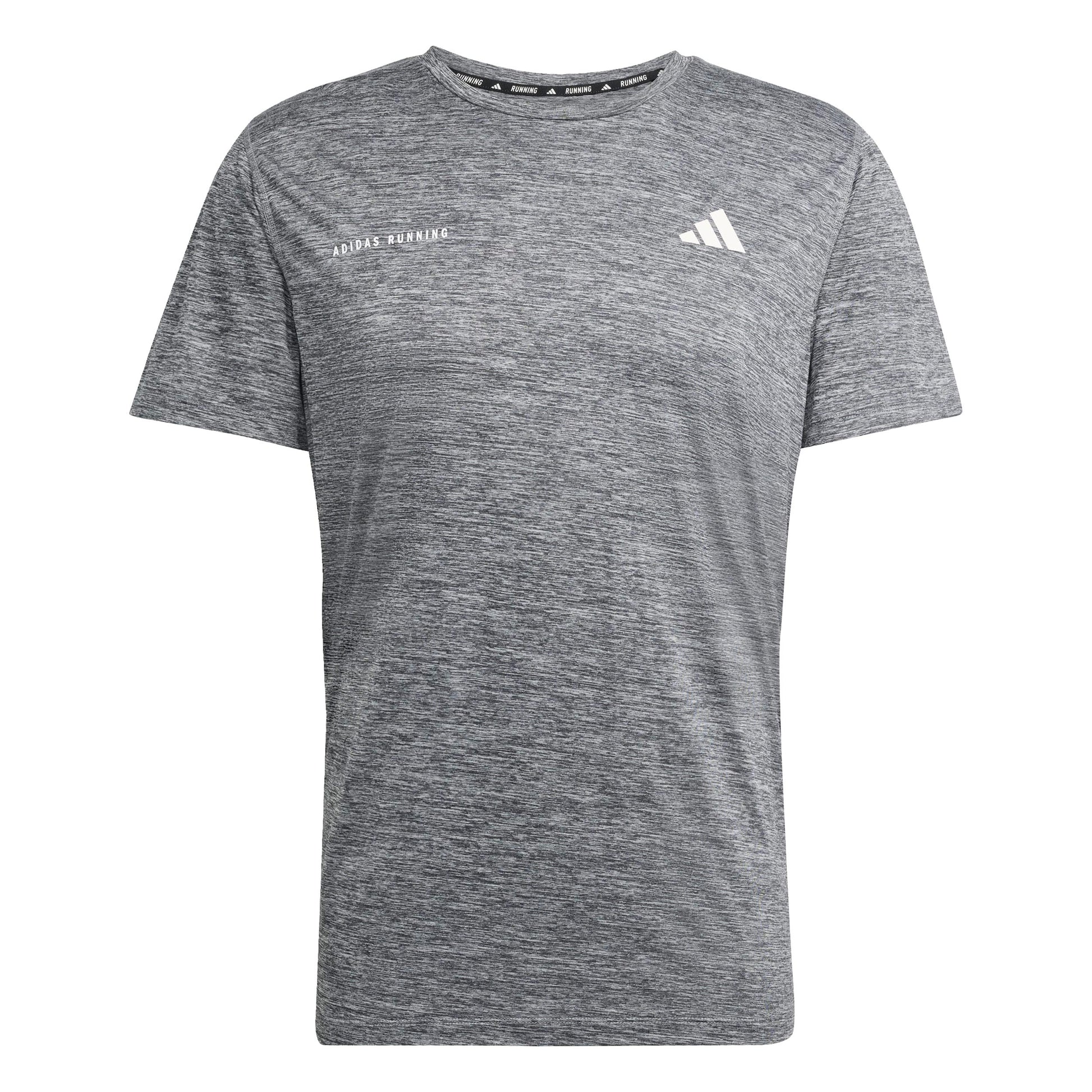 adidas Own The Run Camicia Da Corsa Uomini-Nero,Grigio Scuro